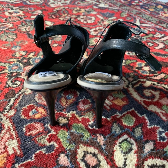 *donating soon* Barney’s CO-OP lace-up stiletto heels. - Picture 3 of 7